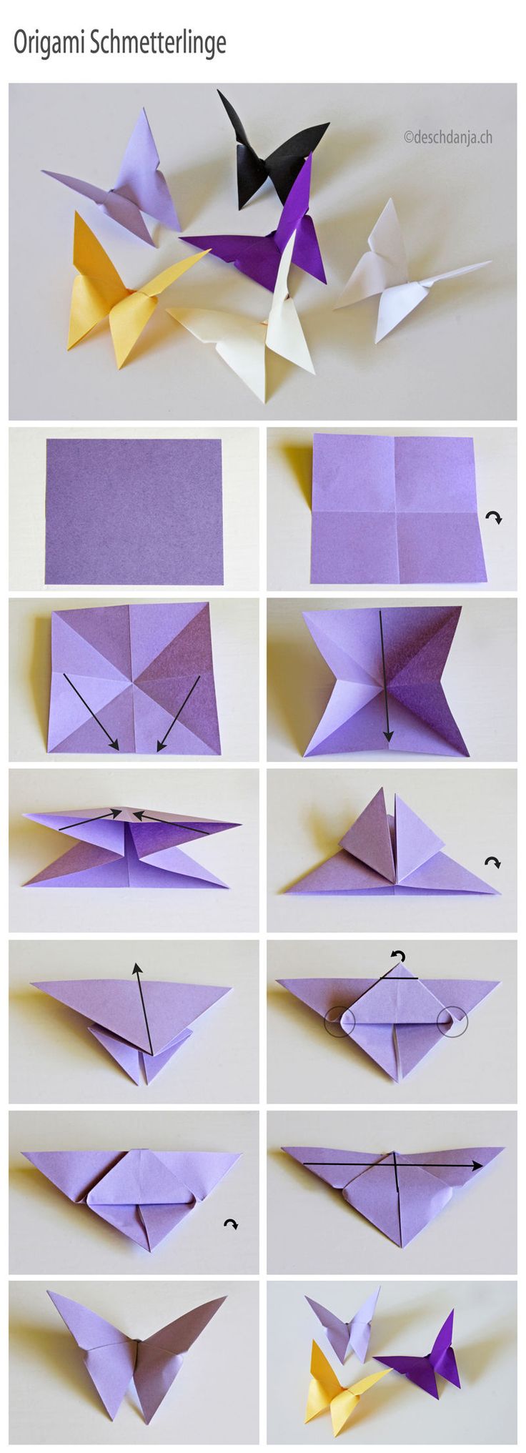Motýl s duší origami