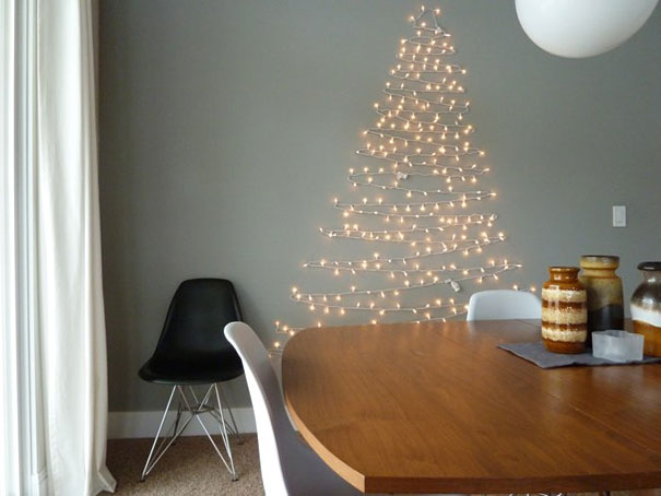 20 kreativních nápadů, jak nahradit vánoční stromek