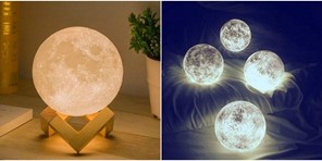 Nádherné lampy ve tvaru Měsíce