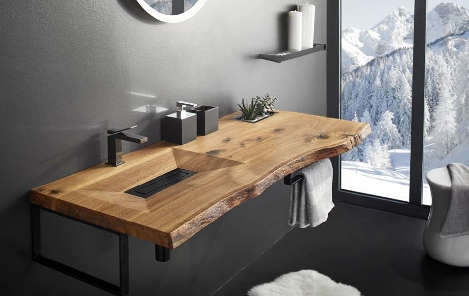 Venkovský styl ve vaší koupelně - dokonalá dřevěná umyvadla