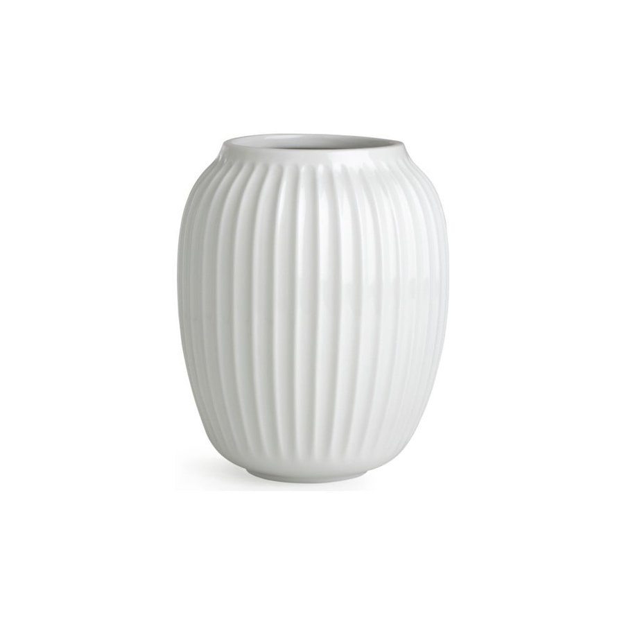 Bílá kameninová váza Kähler Design Hammershoi, ⌀ 16,5 cm