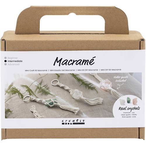 Sada macramé PŘÍVĚSKY NA KLÍČE