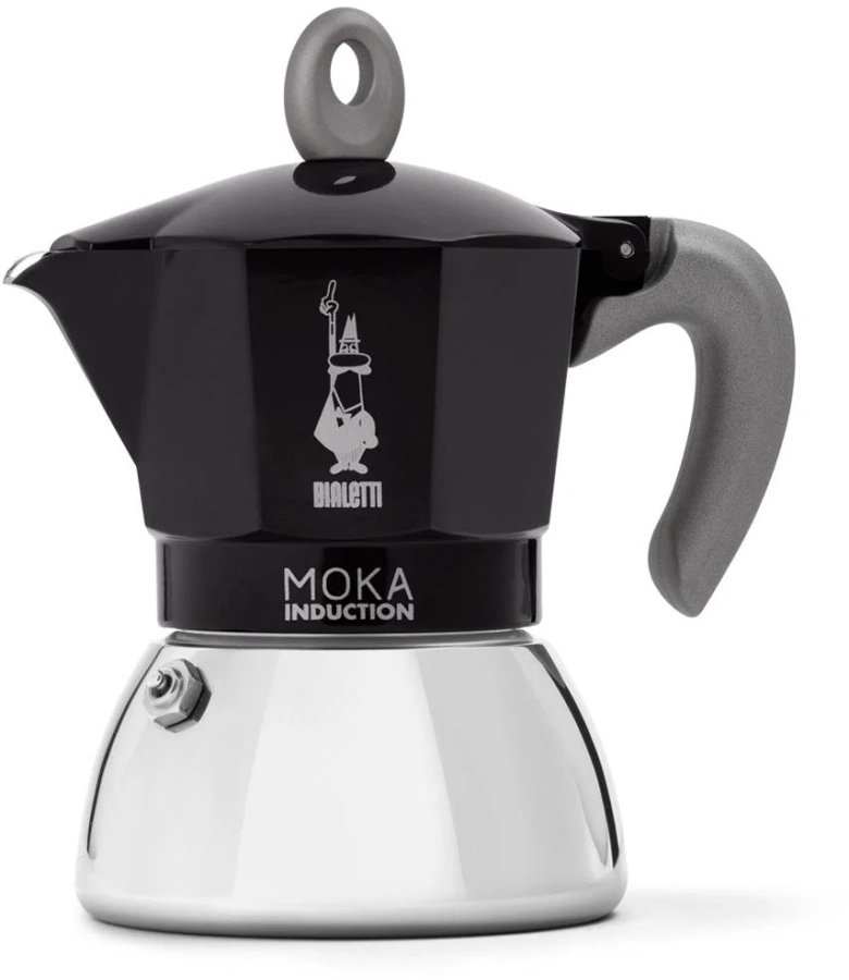 Bialetti New Moka Indukce 4 porce, černá