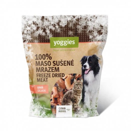 Yoggies Mrazem sušený losos (lyofilizovaný) 85 g