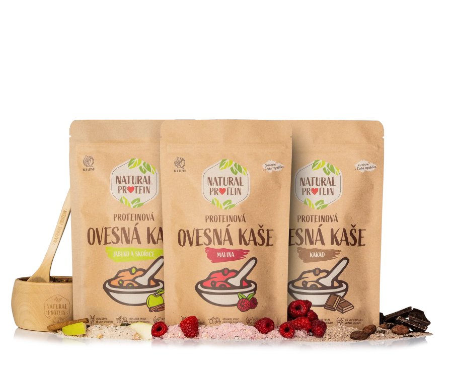 3× Proteinová ovesná kaše 360 g