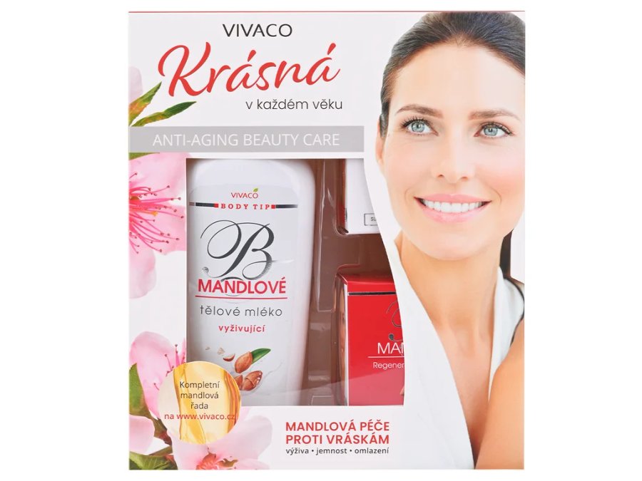 Dárková kazeta kosmetiky s mandlovým olejem VIVACO