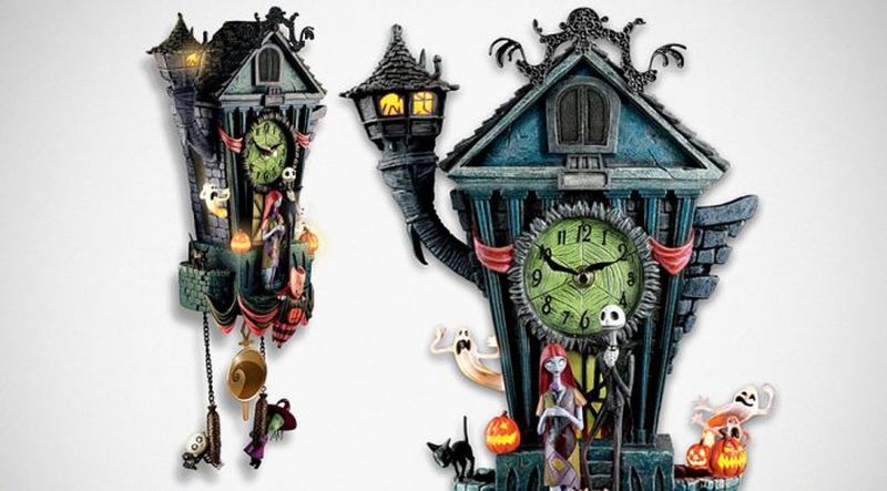 Halloweenské kukaččí hodiny