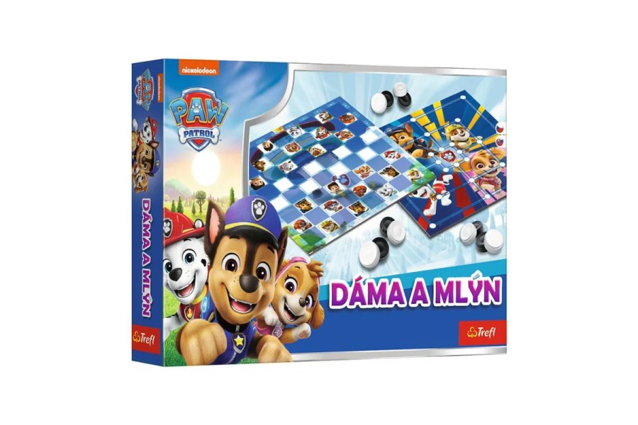 Trefl Tlapková patrola — Dáma a Mlýn