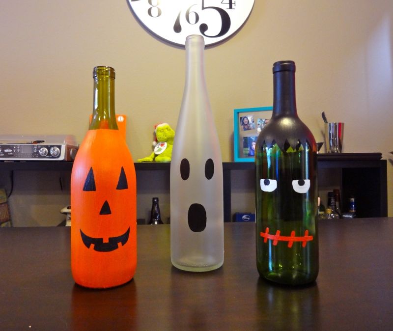 Tip na podzimní večery. Vyrobte si halloweenské lahve!