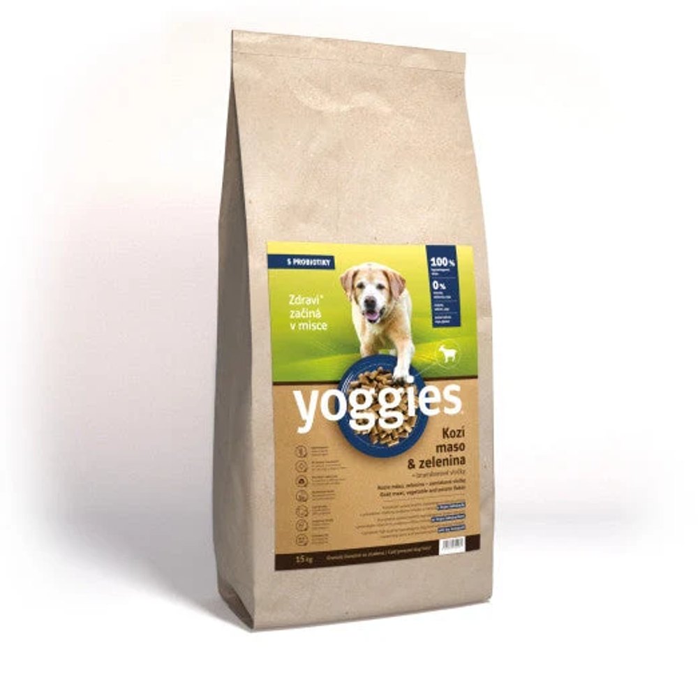 Yoggies granule Kozí monoprotein 15 kg