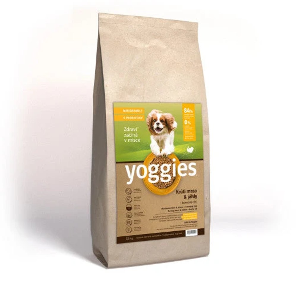 Yoggies granule Krůtí monoprotein 15 kg