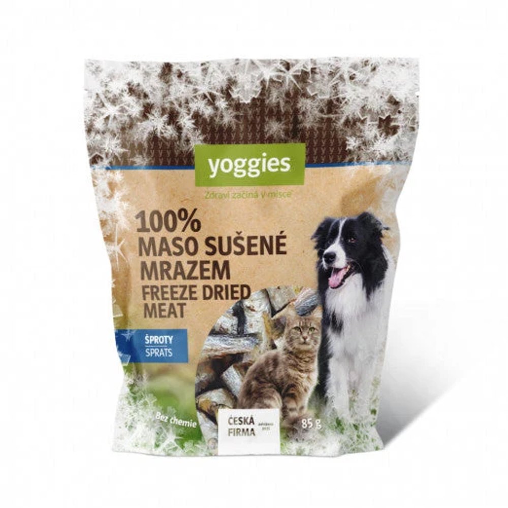 Yoggies Mrazem sušené šproty 85 g